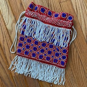 Staud Beaded Pouch Purse
